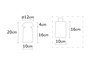 Opviq Balcova - N-343 Lámpara de pared Plata